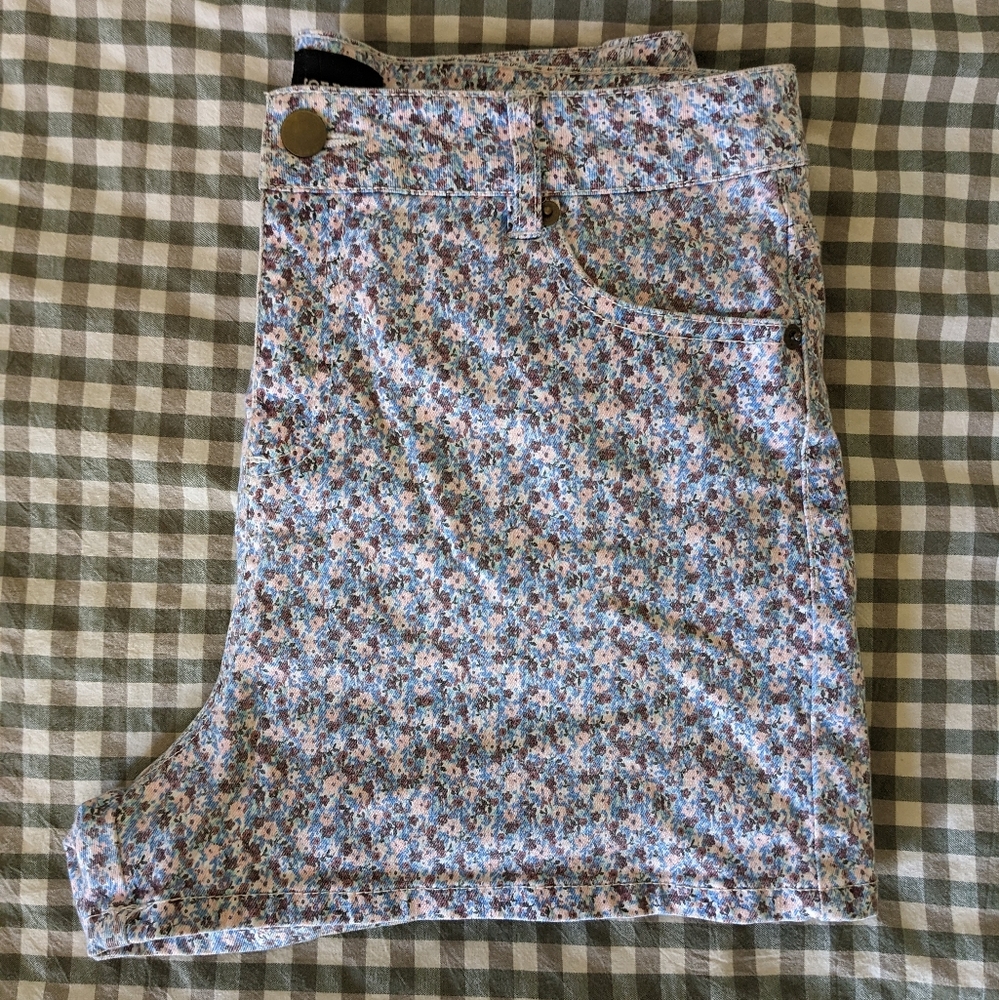 COPY - Floral Denim Shorts for Summer